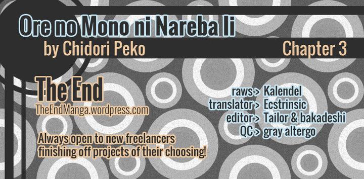 Ore no Mono ni Nareba Ii by Chidori Peko [Eng] page 1