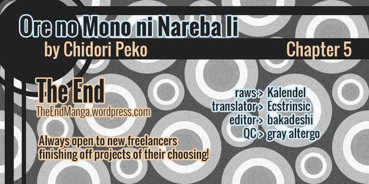 Ore no Mono ni Nareba Ii by Chidori Peko [Eng] page 1