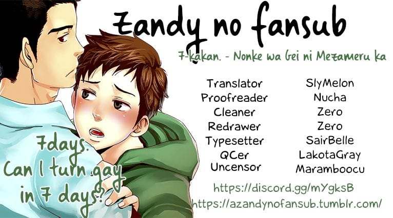 7 DAYS. ~ Can I Turn Gay in Seven Days? by Tsukumo Gou – Uncensored – Ch. 2-3 [Eng] page 27