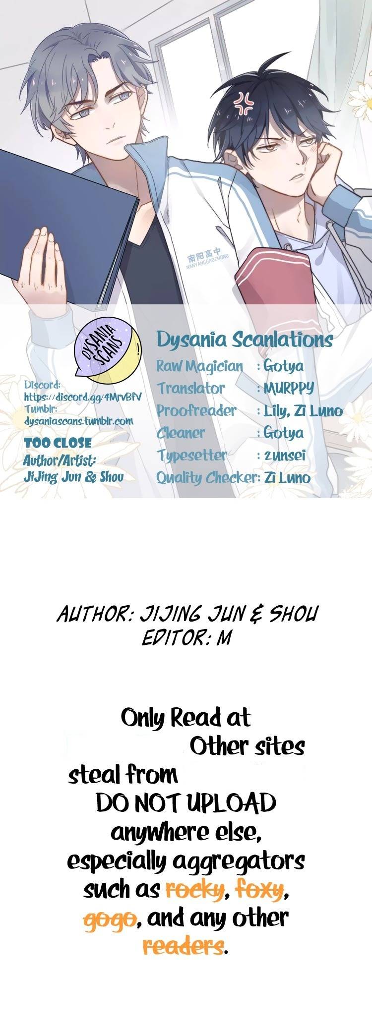 Too Close by JiJing Jun, Shou – Part 1 – Ch. 30 [Eng] page 1