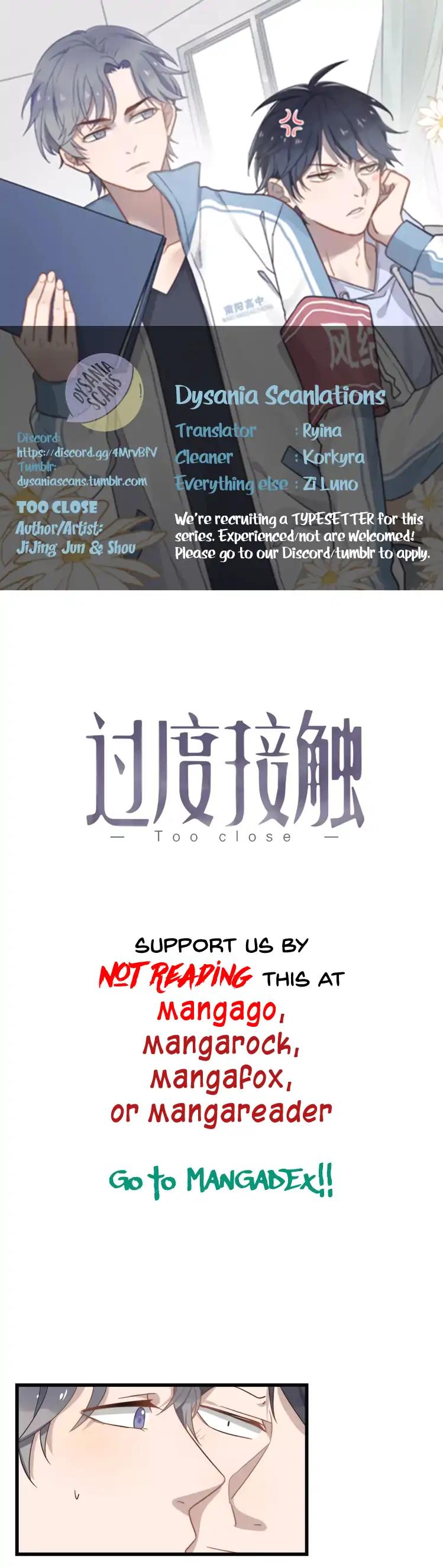 Too Close by JiJing Jun, Shou – Part 1 – Ch. 30 [Eng] page 1