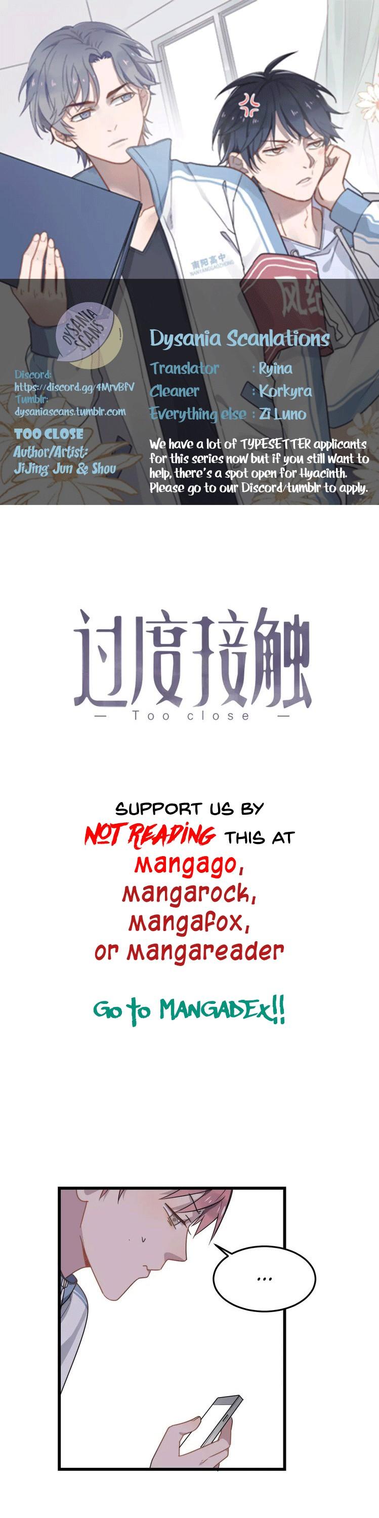 Too Close by JiJing Jun, Shou – Part 1 – Ch. 30 [Eng] page 1