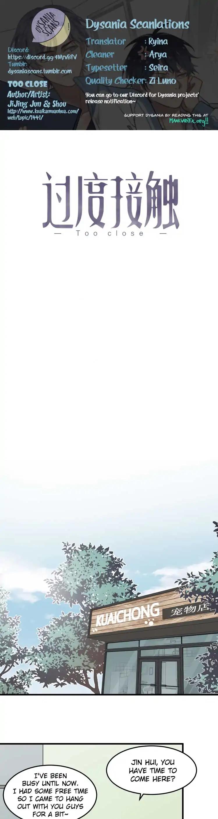 Too Close by JiJing Jun, Shou – Part 3 – Ch. 80 [Eng] page 1