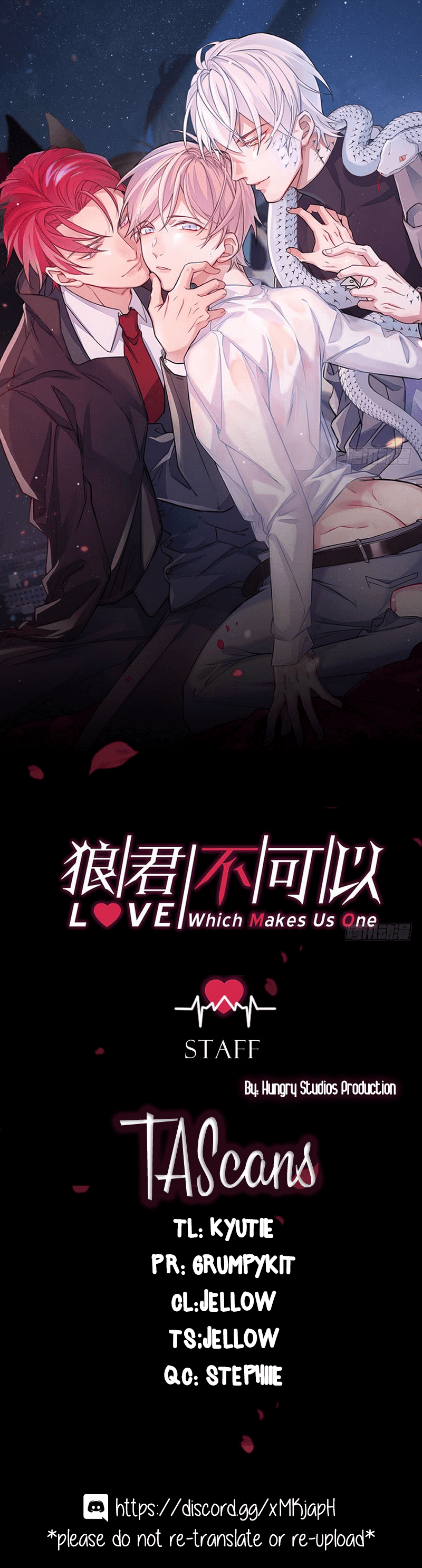 Love, Which Makes Us One by Zhiyin man ke, Taipa – Part 1 [Eng] page 1