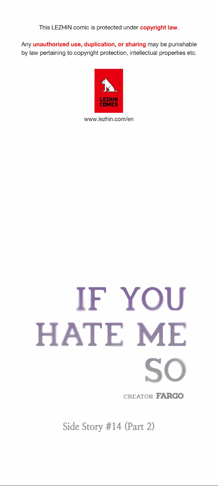 If You Hate Me So by Fargo – Part 2 [Eng] page 1