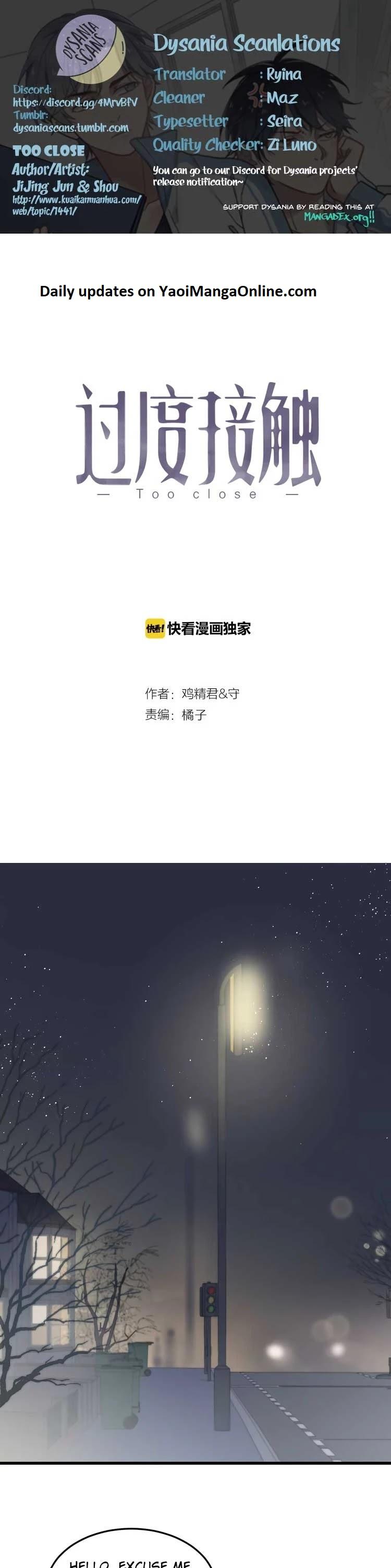 Too Close by JiJing Jun, Shou – Part 3 – Ch. 80 [Eng] page 1