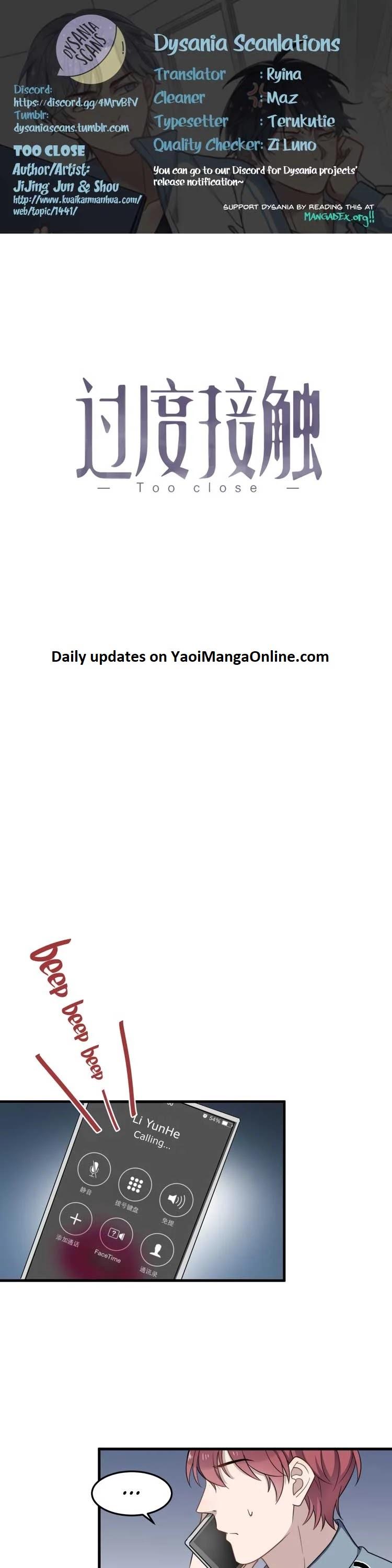 Too Close by JiJing Jun, Shou – Part 3 – Ch. 80 [Eng] page 1