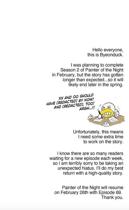 Painter of the Night by Byeonduck – Season 2 [Eng] page 69