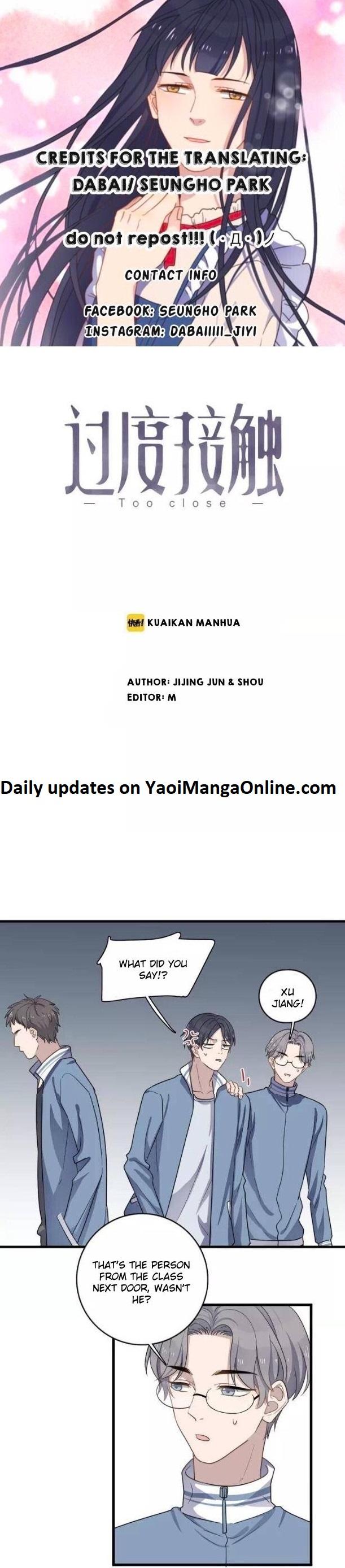 Too Close by JiJing Jun, Shou – Part 4 – Ch. 100-101 [Eng] page 1