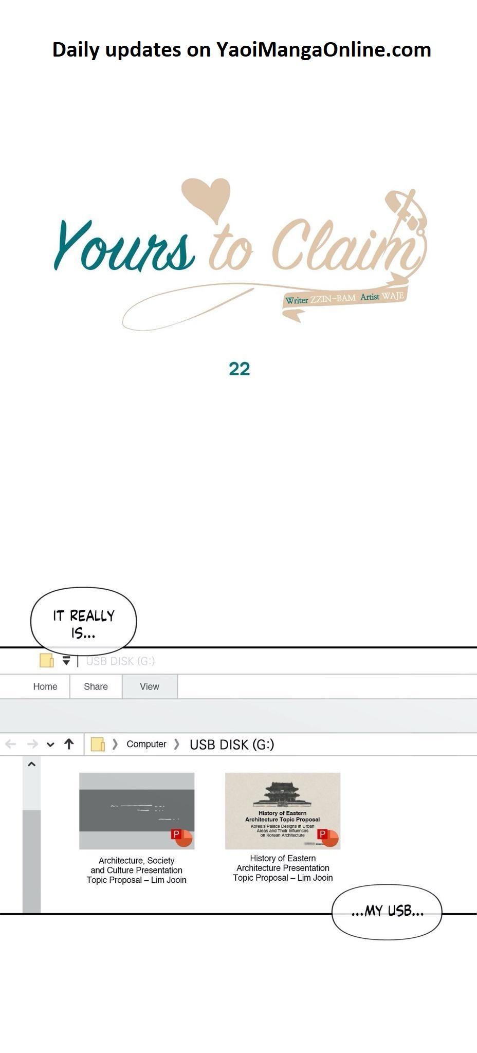 Yours to Claim by Zzin-Bam / Waje – Season 1 [Eng] page 2