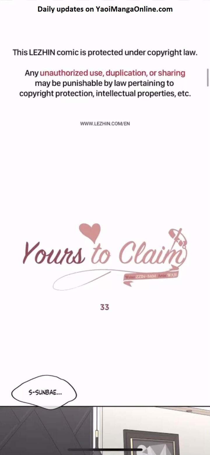 Yours to Claim by Zzin-Bam / Waje – Season 2 [Eng] page 1