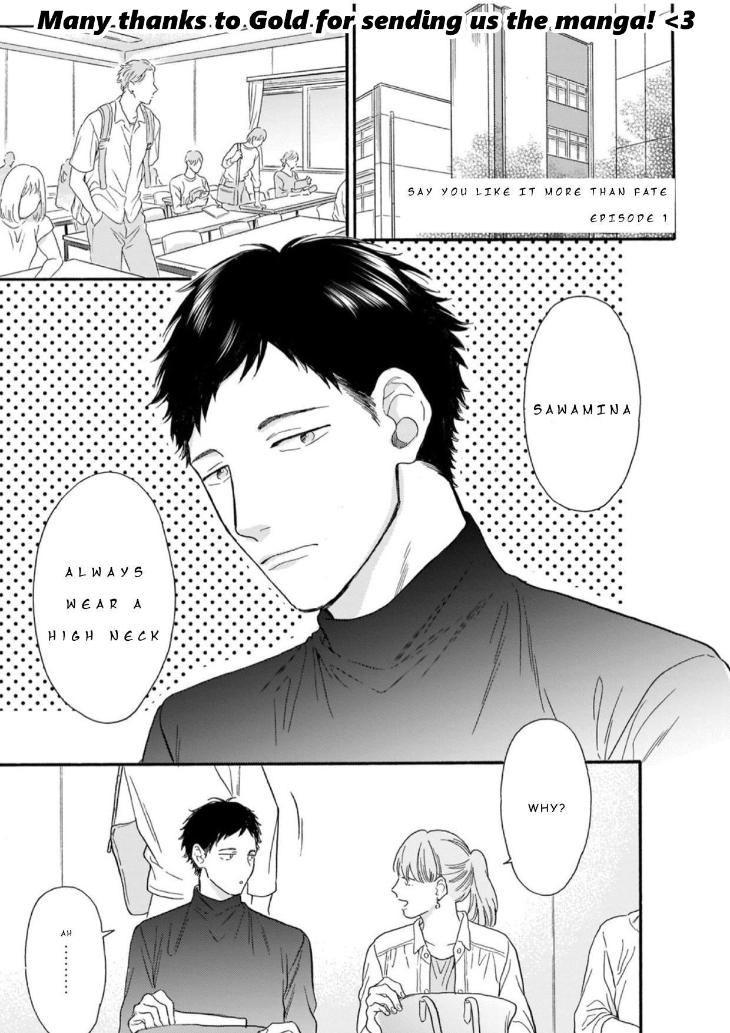 Unmei Yori mo Suki da to Itte by Yoshimoto Senco – Ch. 01 [Eng] page 3