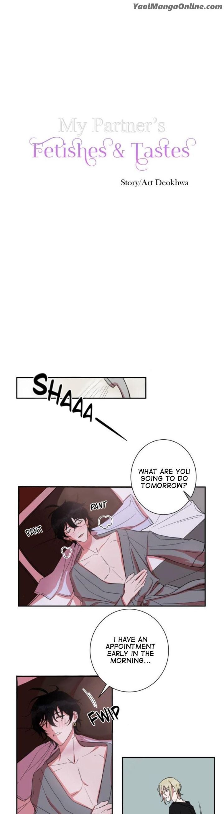 My Partner’s Tastes and Fetishes by Deok Hwa [Eng] page 1