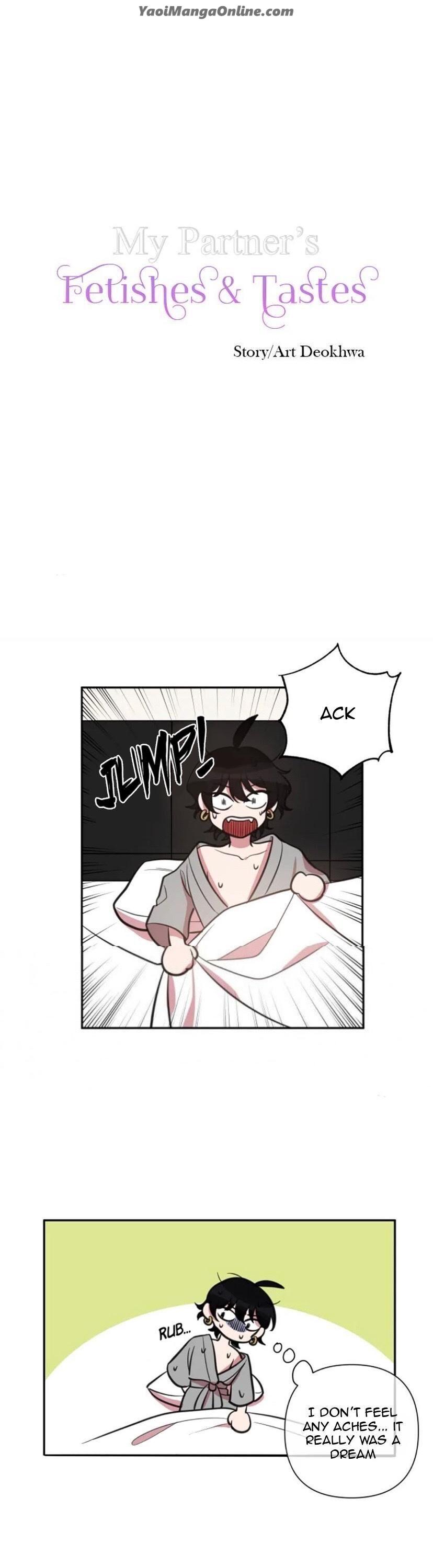 My Partner’s Tastes and Fetishes by Deok Hwa [Eng] page 1