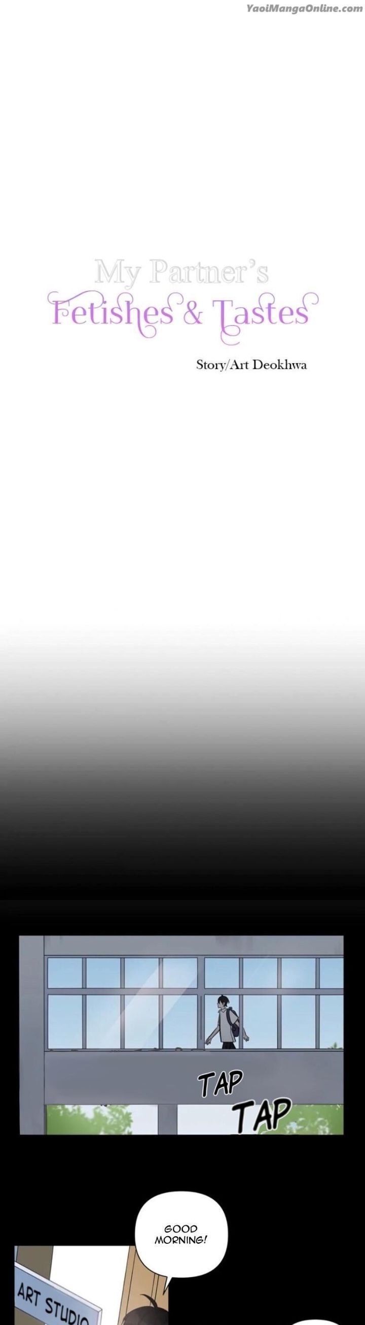 My Partner’s Tastes and Fetishes by Deok Hwa [Eng] page 1