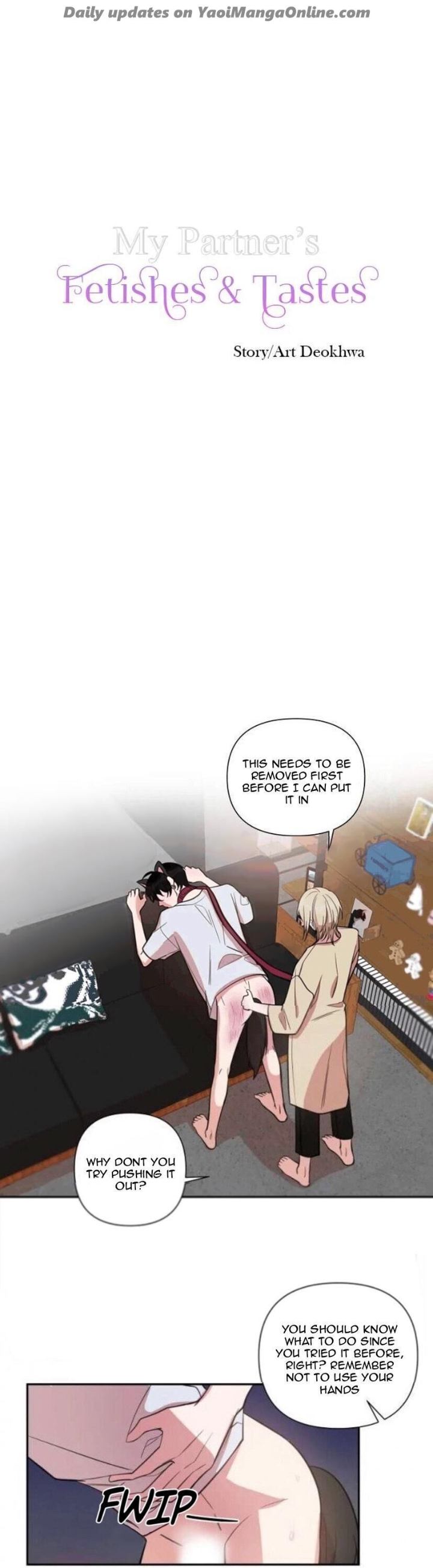 My Partner’s Tastes and Fetishes by Deok Hwa [Eng] page 1