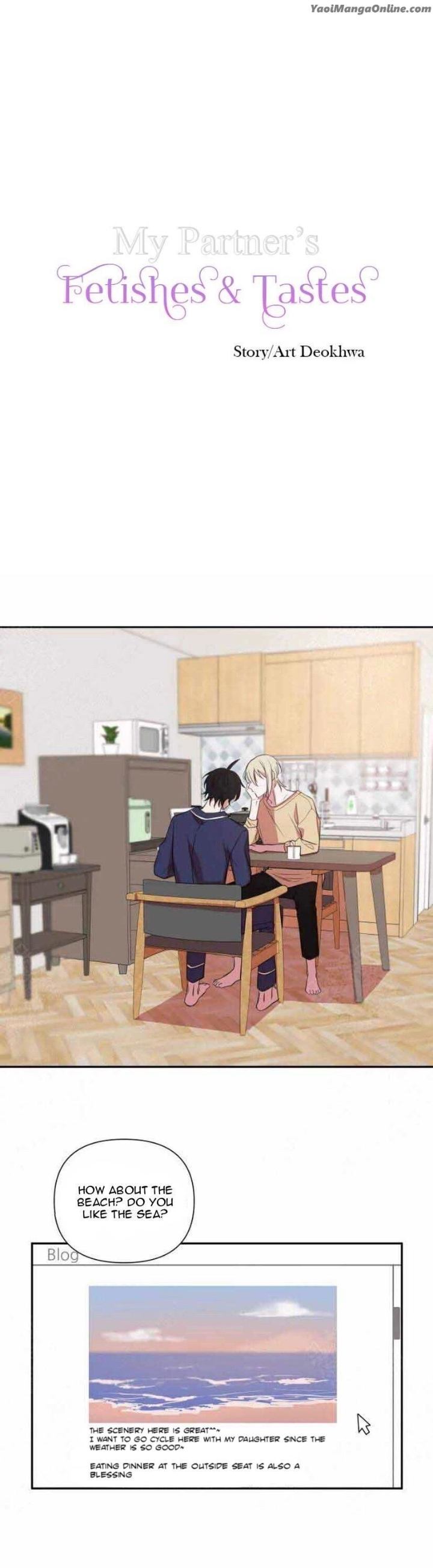 My Partner’s Tastes and Fetishes by Deok Hwa [Eng] page 1