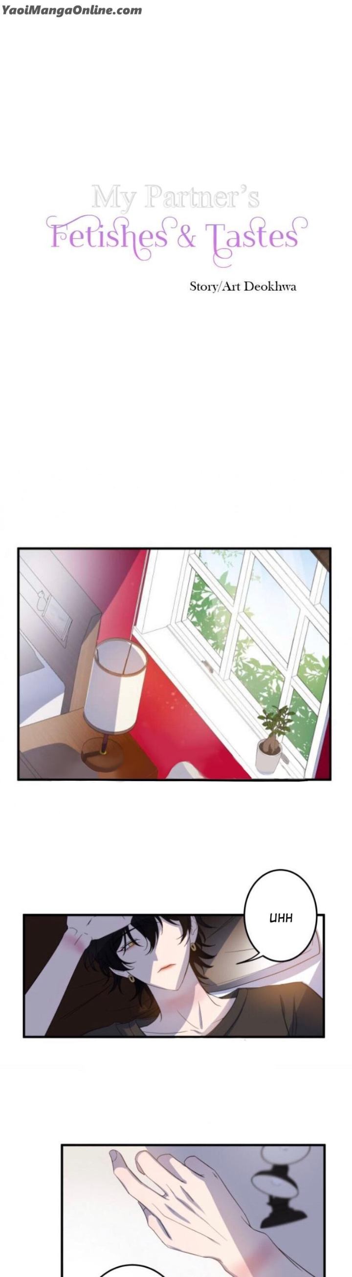 My Partner’s Tastes and Fetishes by Deok Hwa [Eng] page 1