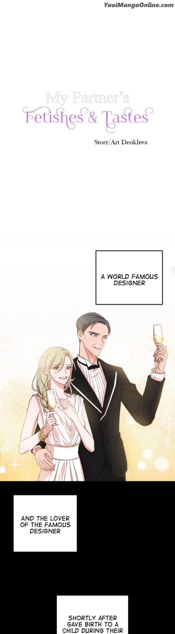 My Partner’s Tastes and Fetishes by Deok Hwa [Eng] page 1