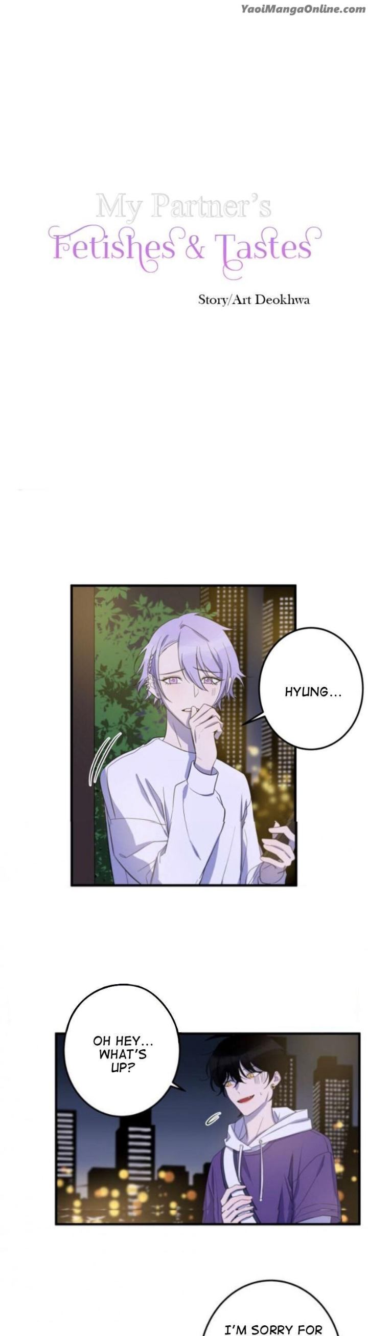 My Partner’s Tastes and Fetishes by Deok Hwa [Eng] page 1