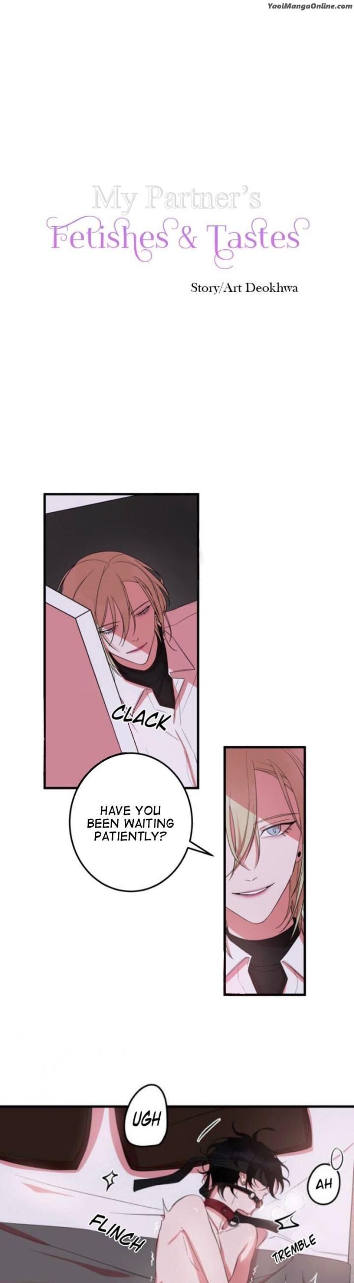 My Partner’s Tastes and Fetishes by Deok Hwa [Eng] page 1