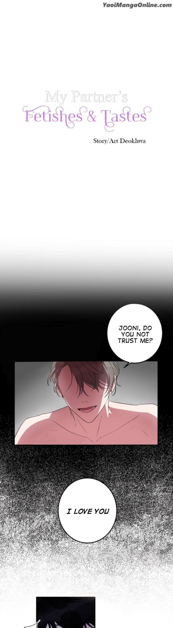 My Partner’s Tastes and Fetishes by Deok Hwa [Eng] page 1