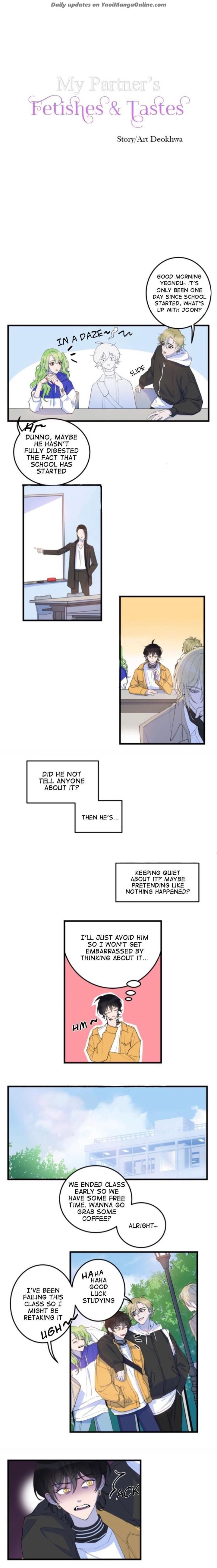 My Partner’s Tastes and Fetishes by Deok Hwa [Eng] page 2