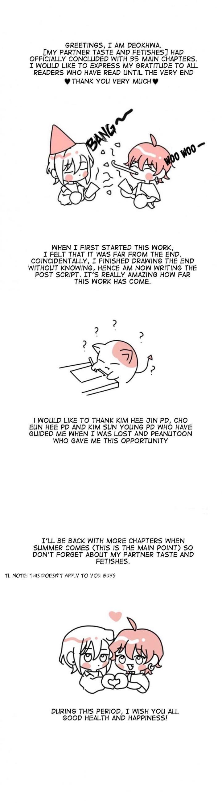 My Partner’s Tastes and Fetishes by Deok Hwa [Eng] page 1