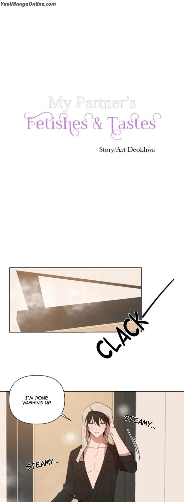 My Partner’s Tastes and Fetishes by Deok Hwa [Eng] page 1