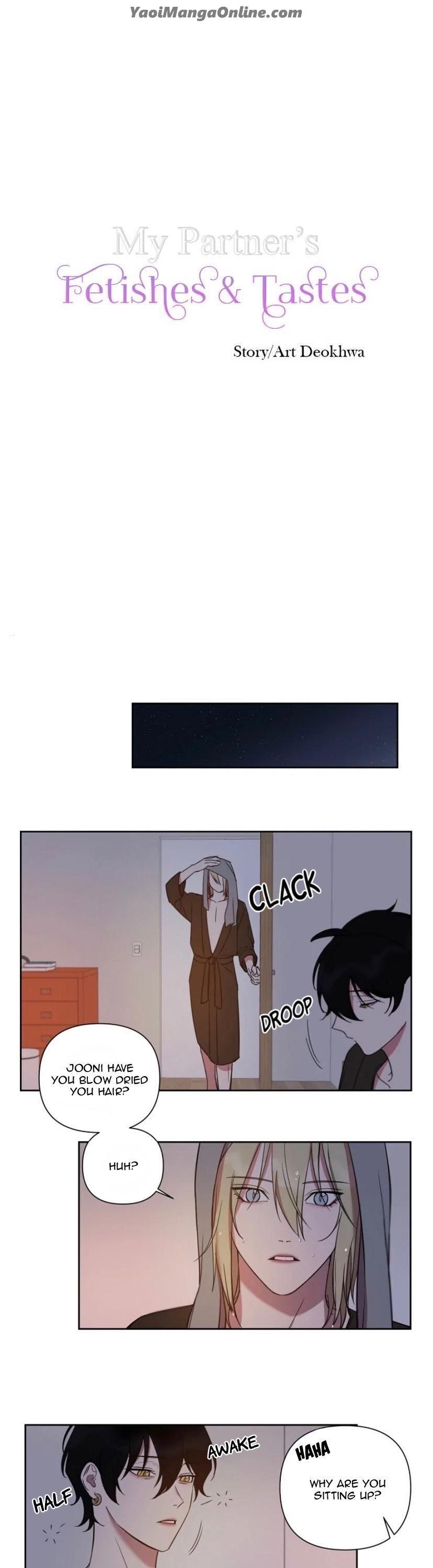 My Partner’s Tastes and Fetishes by Deok Hwa [Eng] page 1