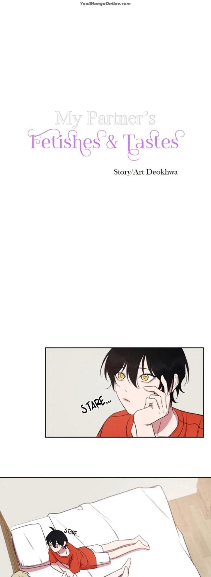 My Partner’s Tastes and Fetishes by Deok Hwa [Eng] page 1