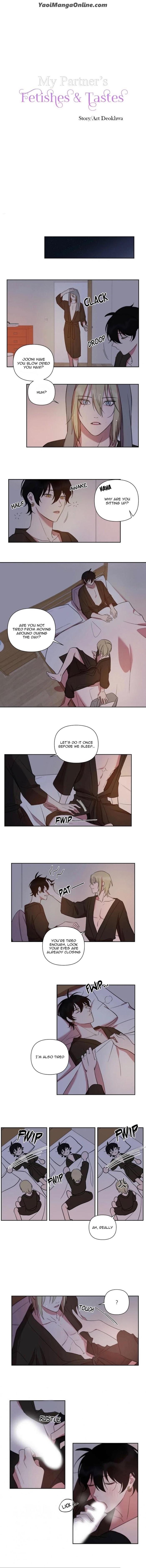 My Partner’s Tastes and Fetishes by Deok Hwa [Eng] page 1
