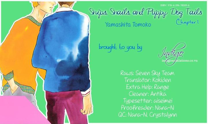 Snip, Snail & Dog Tail by YAMASHITA Tomoko [Eng] page 1