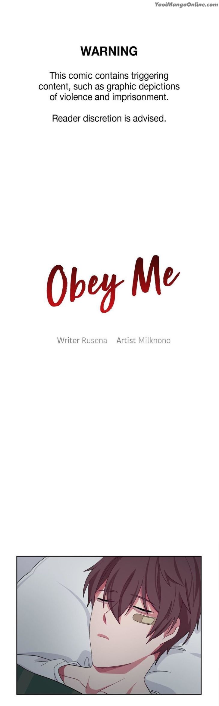 Obey Me by Milknono/ Rusena [Eng] page 1