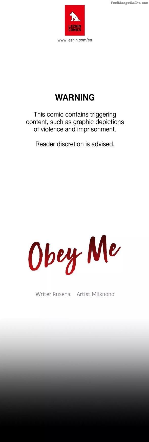 Obey Me by Milknono/ Rusena [Eng] page 1