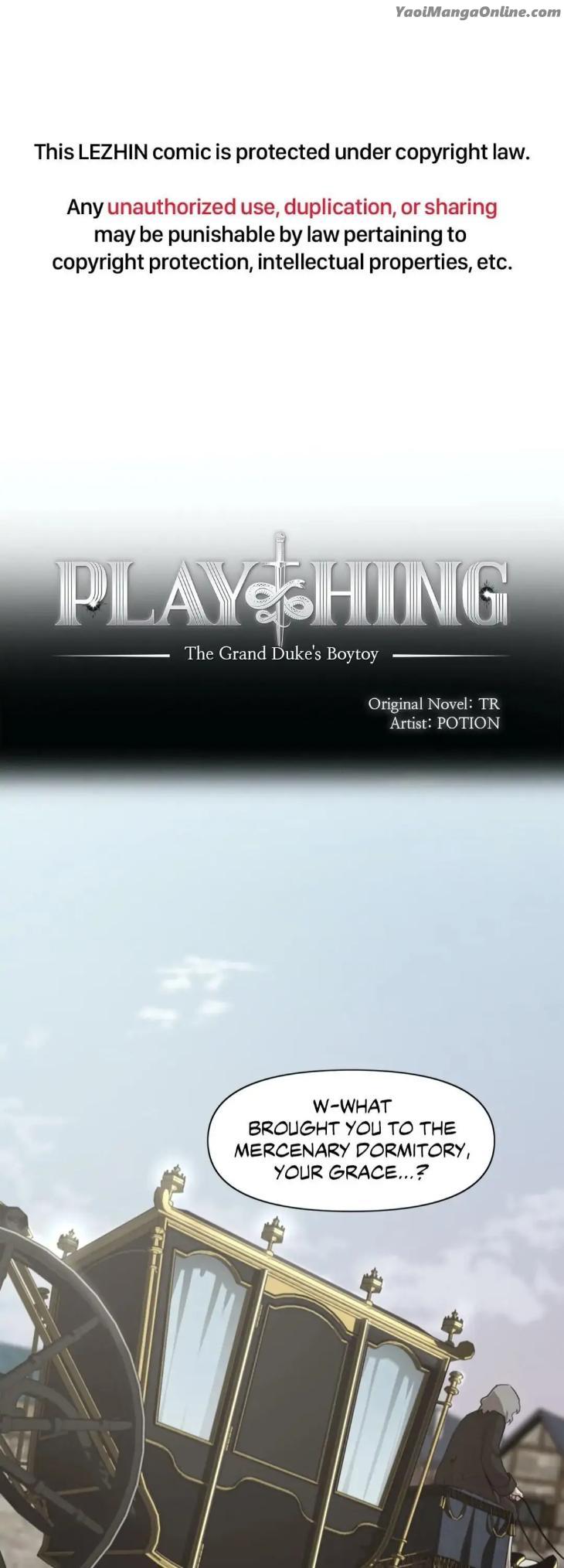 Plaything: The Grand Duke’s Boytoy by TR [Eng] page 1