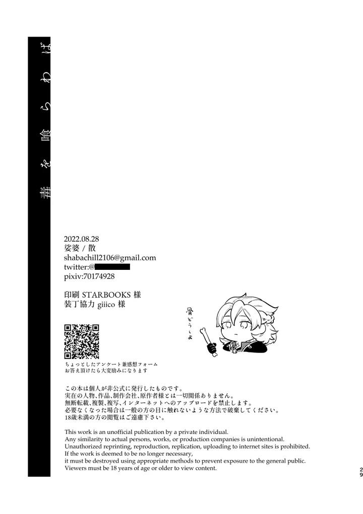 Genshin Impact Dj – Doku wo Kurawaba by Shaba (Chill) [JP] page 28