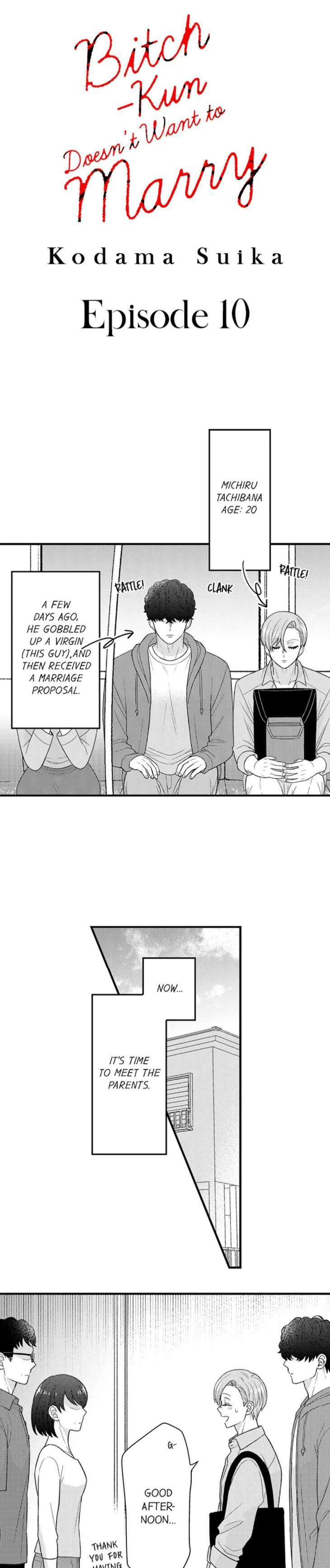 Bitch-Kun Doesn’t Want to Marry by Kodama Suika [Eng] page 1