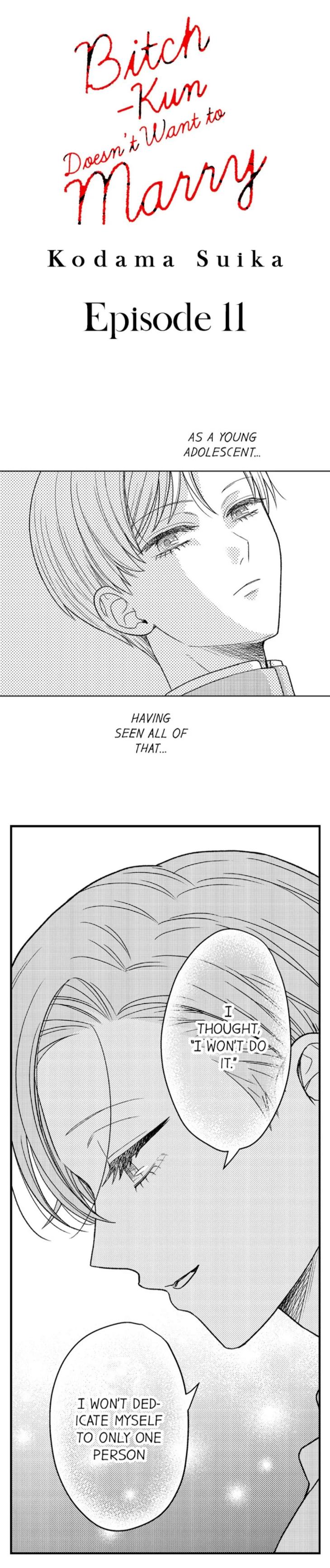 Bitch-Kun Doesn’t Want to Marry by Kodama Suika [Eng] page 1