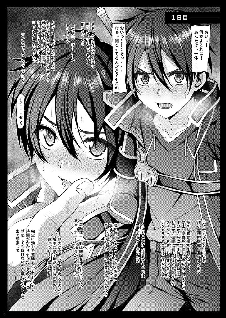 Sword Art Online Dj – Kuro no Kenshi Ryoujoku by InkStone (Amami Ryouko) [JP] page 6