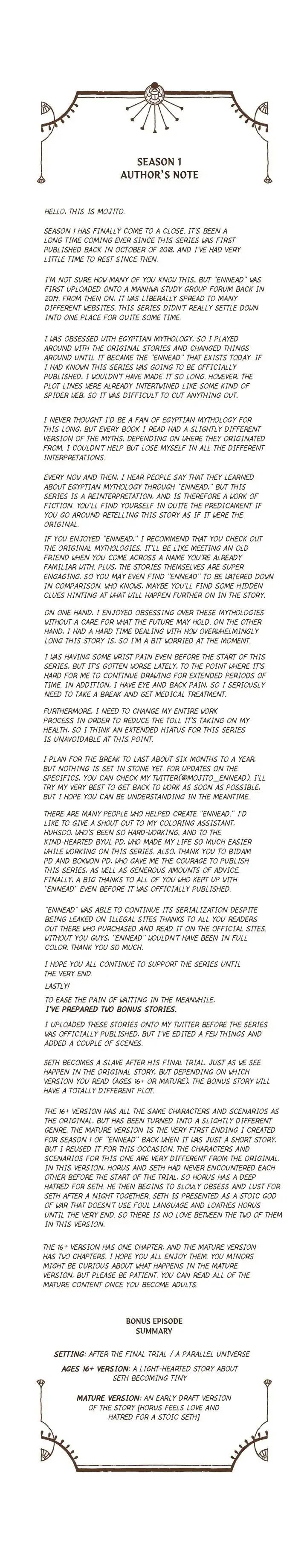 ENNEAD by Mojito – Creator’s Note [Eng] page 1