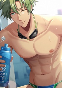 Kusanagi taking a break by the pool by Mizuno Arina [JP]