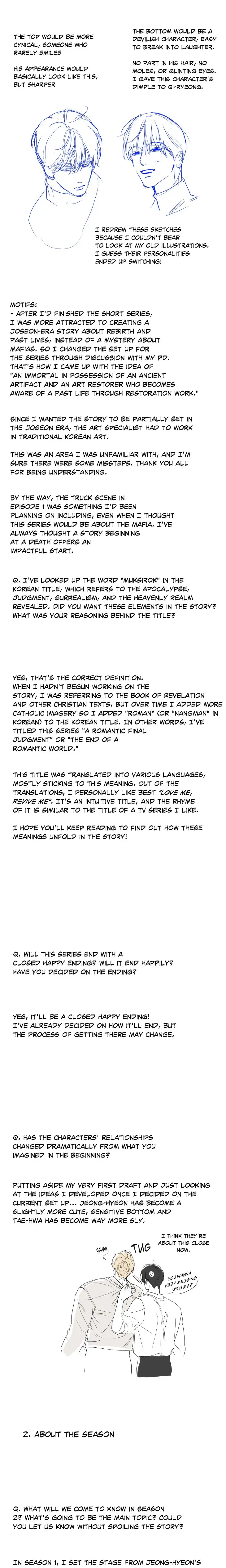 Love Me, Revive Me by ZK – Uncensored – Creator’s Note [Eng] page 2