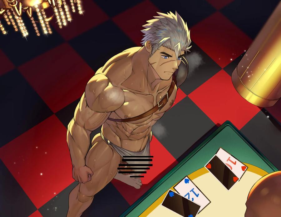 Muscular knights humiliated and ejaculated by big-cocked orcs at an erotic casino by Takao no Gami (Toiro) [JP] page 51