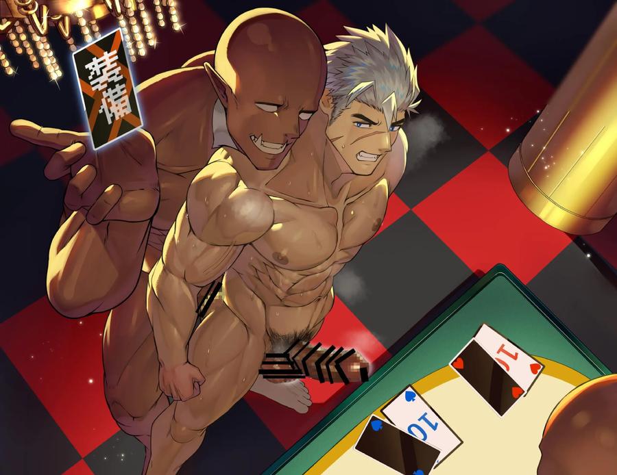 Muscular knights humiliated and ejaculated by big-cocked orcs at an erotic casino by Takao no Gami (Toiro) [JP] page 58