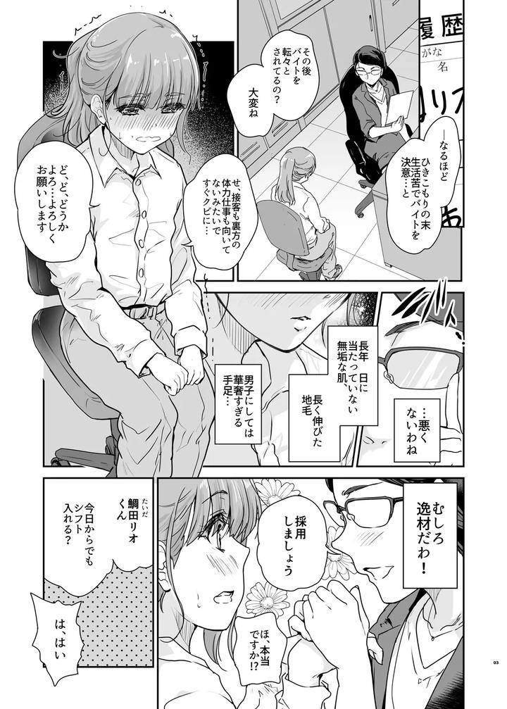 Welcome to Otoko no Musume Cafe Cherimag by Ngmyu (Tohgarashi Hideyu) [JP] page 2