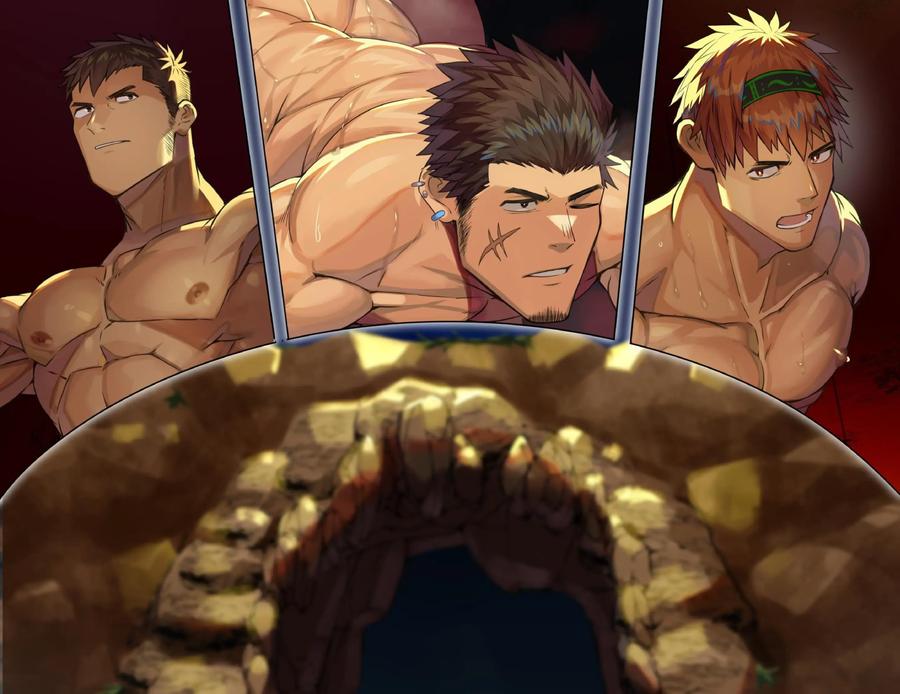 Muscular knights are washed by orcs and masochistically orgasmic in masochistic sex by Takao no Gami (Toiro) [JP] page 40