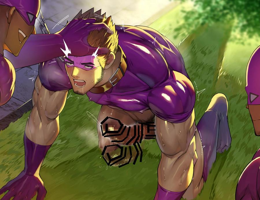 Muscular heroes who become hentai combatants obsessed with male copulation by Takao no Gami (Toiro) [JP] page 56