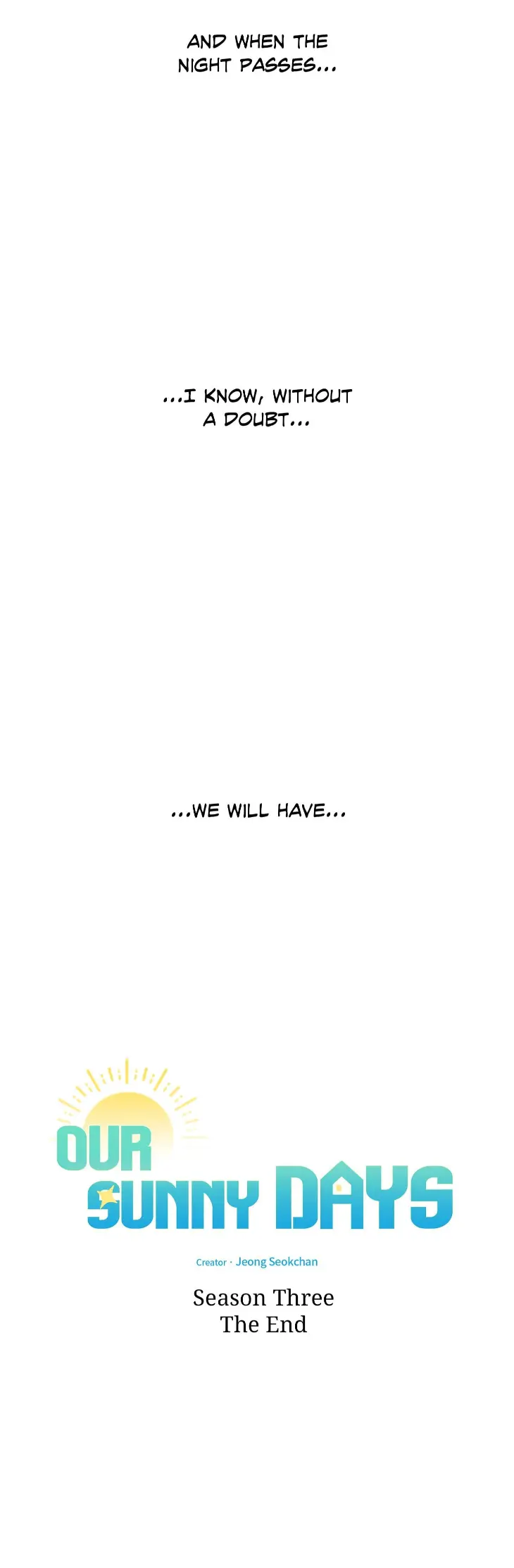 Our Sunny Days by Jeong Seokchan – Creator’s Note [Eng] page 44