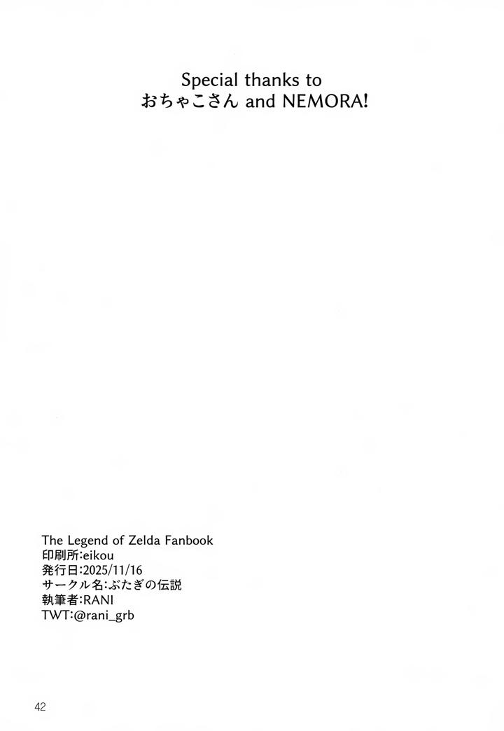 The Legend Of Zelda Dj – It has to be you! by Butagi no Densetsu (RANI) [JP] page 42